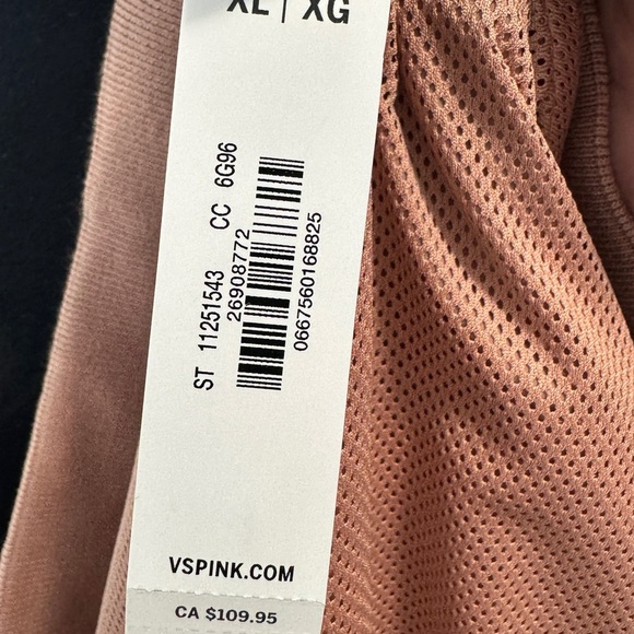 PINK Victoria's Secret Parachute Bomber Jacket Pink - Picture 6 of 15